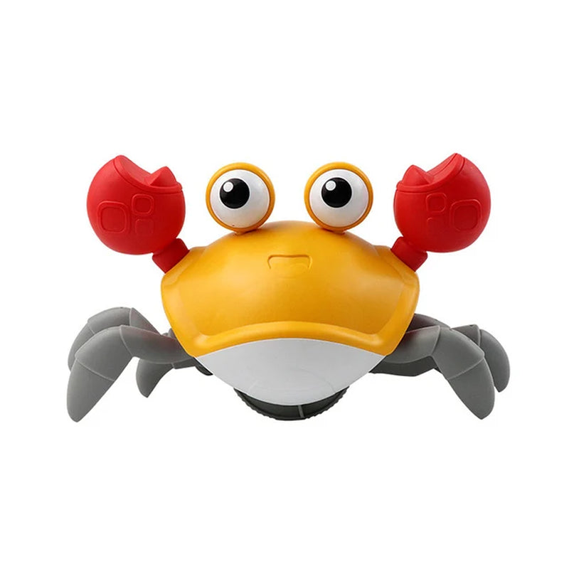 Portable Baby Bath Tub Crab Toy with Clockwork Mechanism for Water Play and Walking Assistance