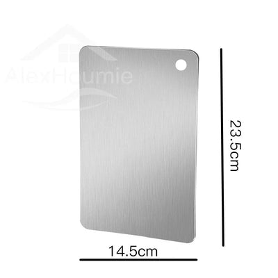 Premium Stainless Steel Cutting Board - Versatile Chopping & Kneading Tool for Meat, Vegetables, and Dough