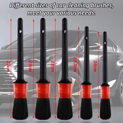 ZOPOSON Professional Car Cleaning Kit: Scrubber Drill Detailing Brush Set for Air Conditioner Vents, Towels, and Polishing Tools