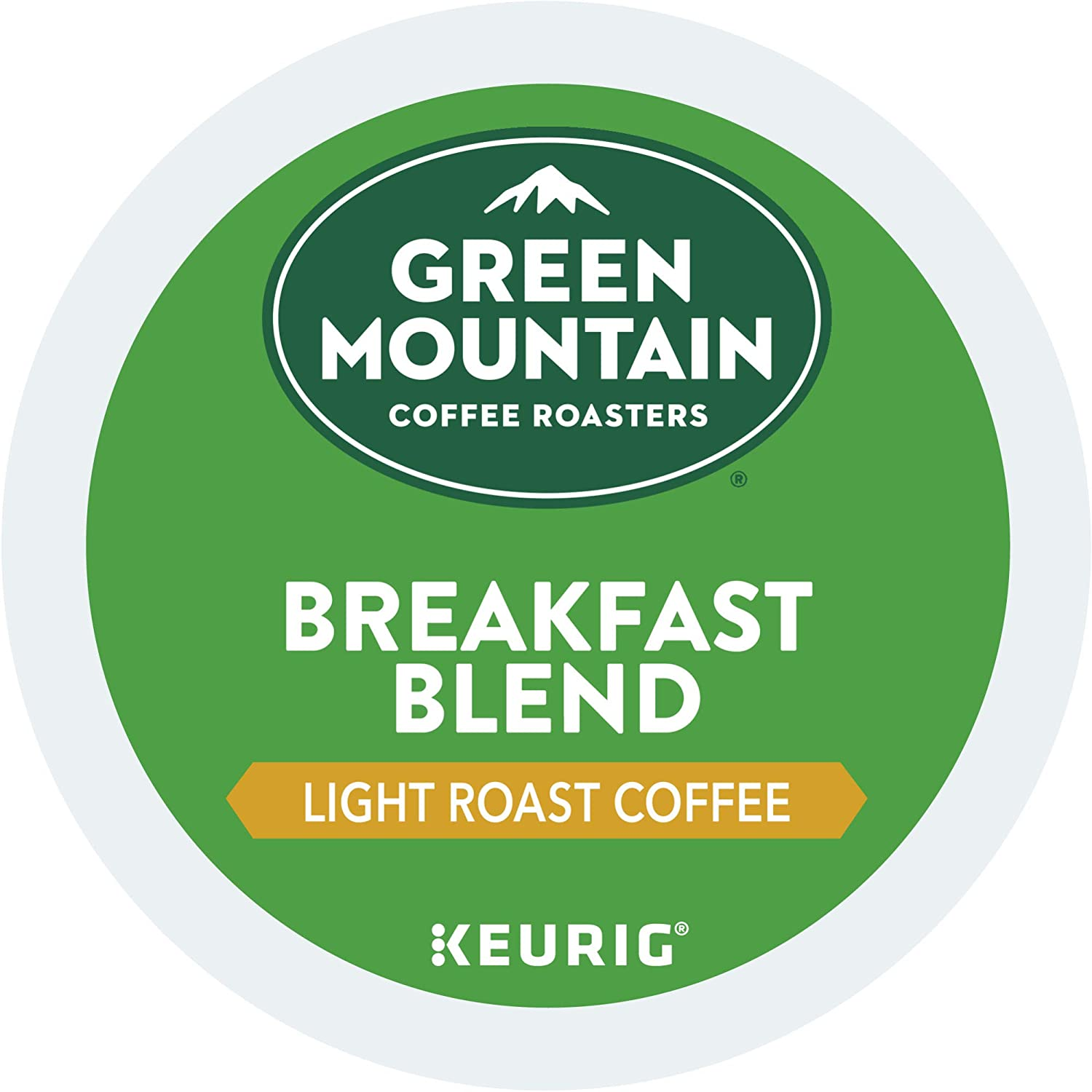 Green Mountain Coffee Roasters Breakfast Blend Single-Serve Keurig K-Cup Pods - CommunityRateLLC