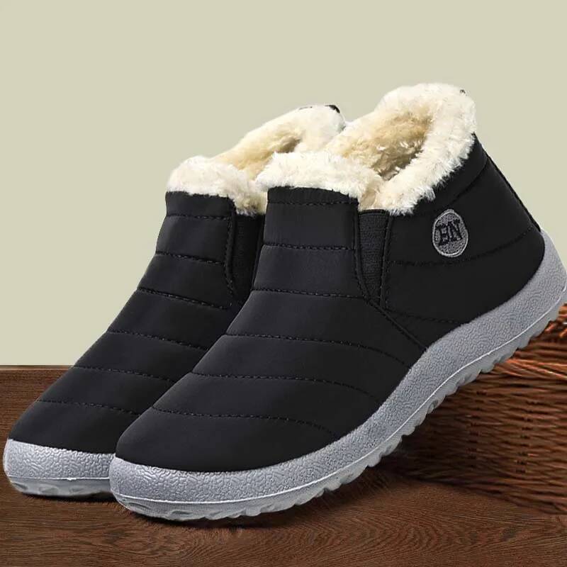 Snow Women Boots Unisex Shoes Fashion Platform Shoes for Women Ankle Boots Waterproof Plush Slip on Winter Shoes Botas Mujer
