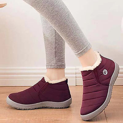 Snow Women Boots Unisex Shoes Fashion Platform Shoes for Women Ankle Boots Waterproof Plush Slip on Winter Shoes Botas Mujer