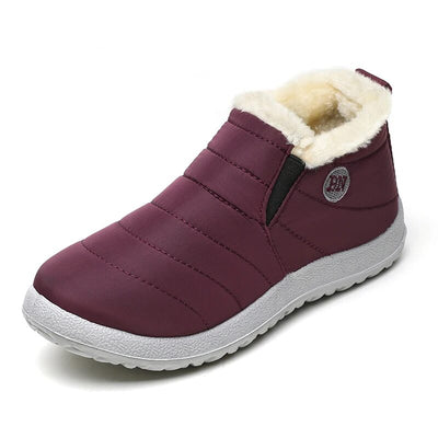 Snow Women Boots Unisex Shoes Fashion Platform Shoes for Women Ankle Boots Waterproof Plush Slip on Winter Shoes Botas Mujer