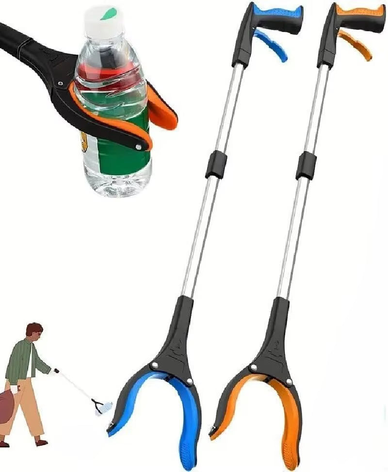 Upgrade Pick up Stick Litter Picker 360° Rotating Head 32" Foldable Lightweight Trash Claw Grabbers for Elderly Reaching Tool