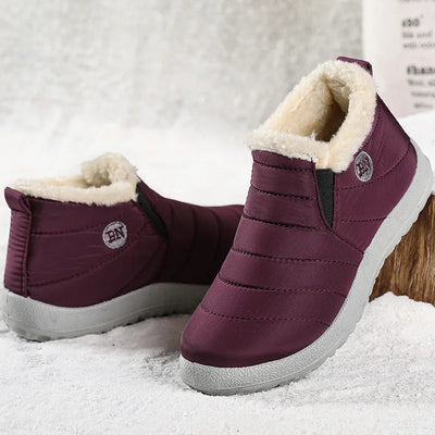 Women's Waterproof Winter Boots with Warm Fur Lining - Ankle Snow Footwear for 2023